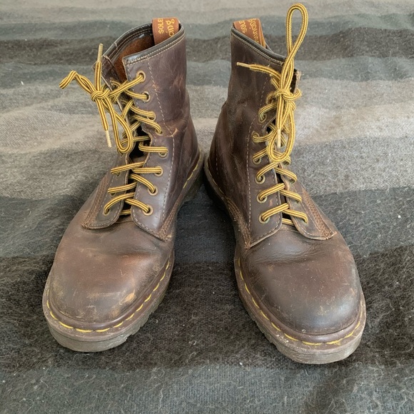 Dr. Martens Shoes - Vintage Dr Martens 8 eye 1460 boot in brown